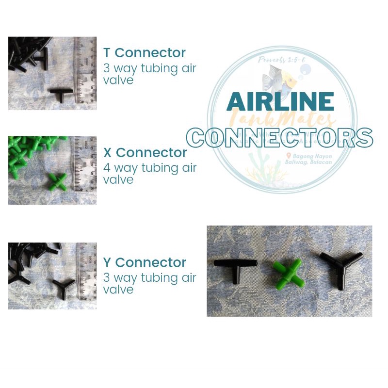 Aquarium Airline Connectors (T, X, Y) Shopee Philippines
