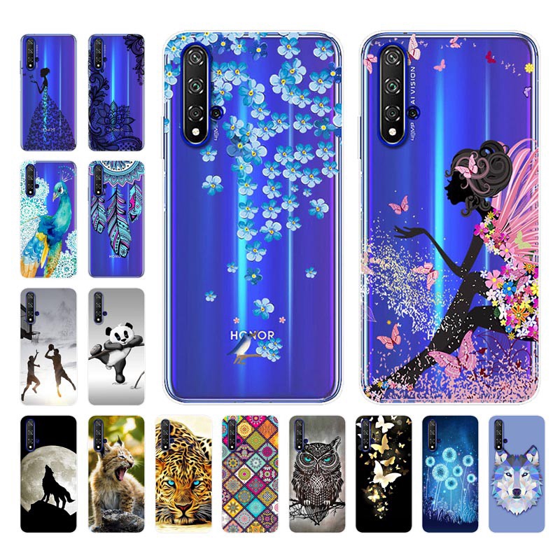 Huawei Nova 5T Case Silicone TPU Cartoon Soft Cover Phone Case Huawei