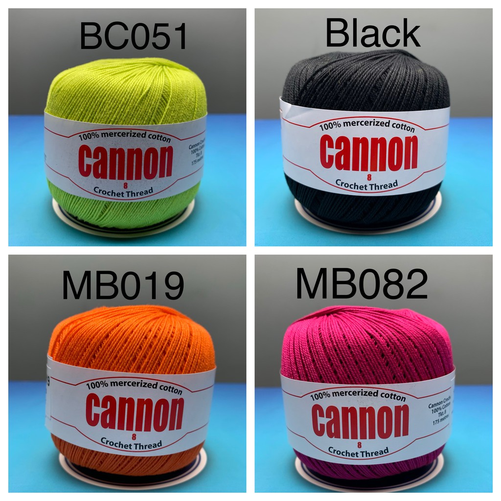 Cannon 100 mercerized cotton crochet thread Shopee Philippines