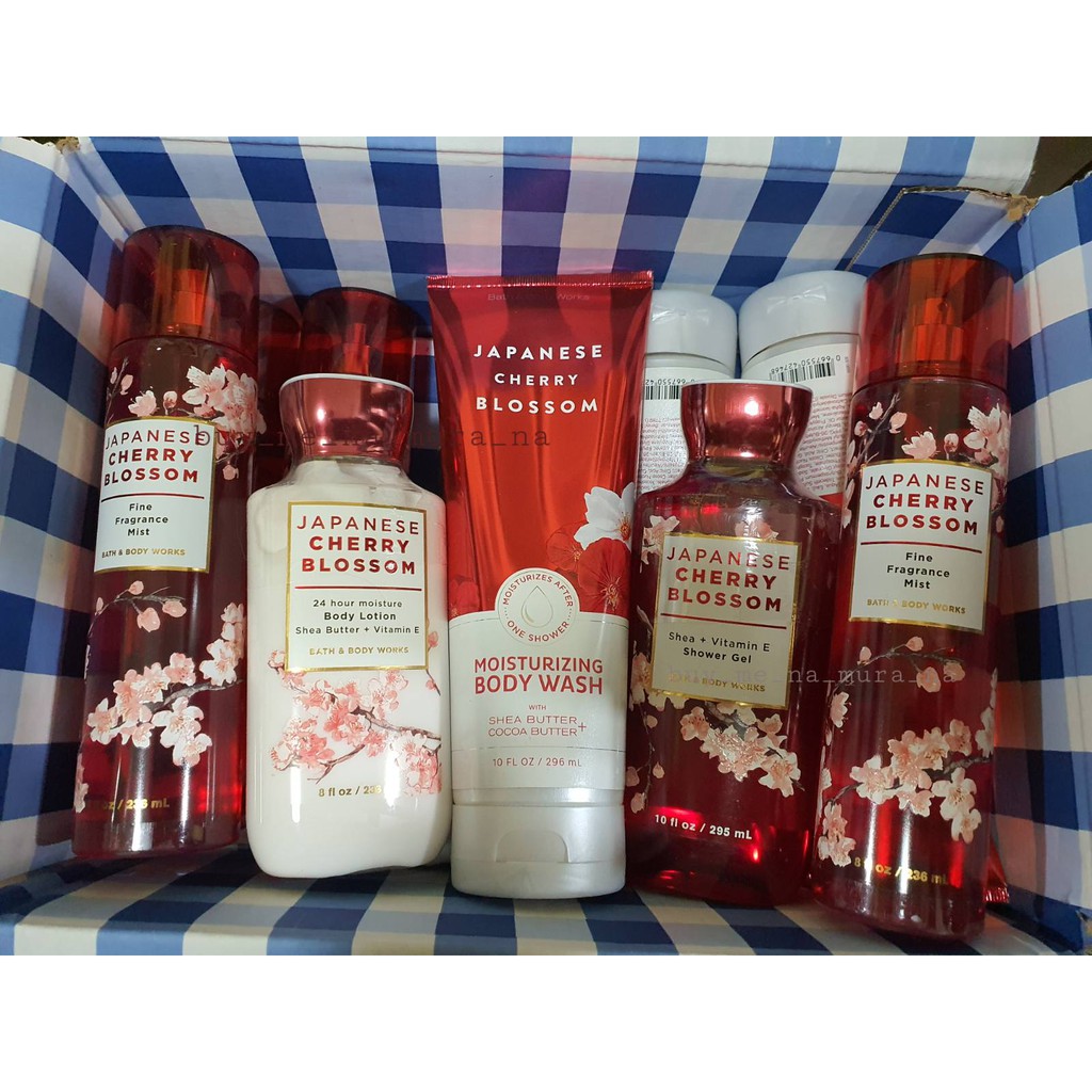 Bath and Body Works Japanese Cherry Blossom Collection, Price per Piece Shopee Philippines