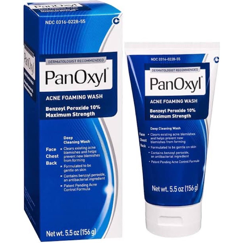 Panoxyl Acne Foaming Wash 10 Benzoyl Peroxide 5.5 oz Shopee Philippines
