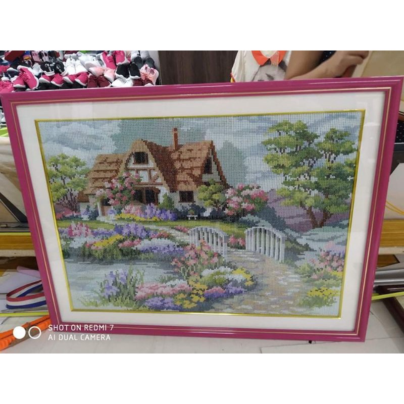 Frame for Diamond Painting 30x40 cm and 30x30 cm may kasama ng matting