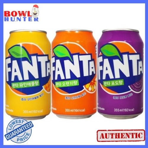 FANTA Sparkling Soda 355ml Authentic Korean Product Shopee Philippines