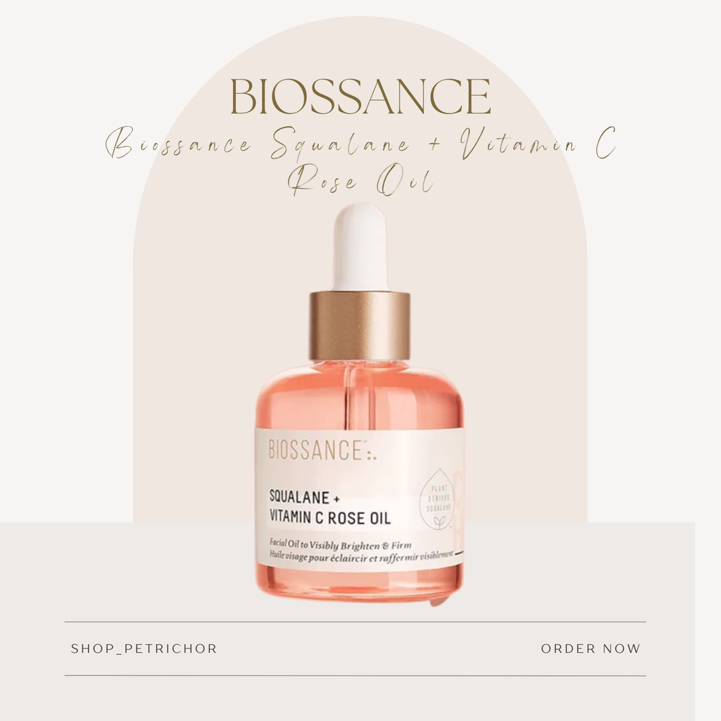 BIOSSANCE SQUALANE & VITAMIN C ROSE OIL Shopee Philippines