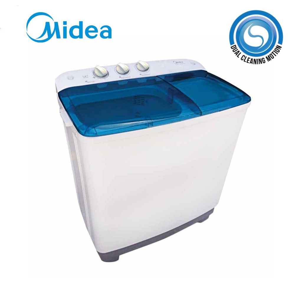 Midea 6.0 KG Twin Tub Washing Machine Dual Cleaning Motion. FP