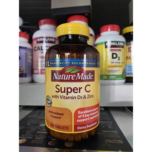 Nature Made Super C 1000mg Immune Complex with Zinc Shopee Philippines