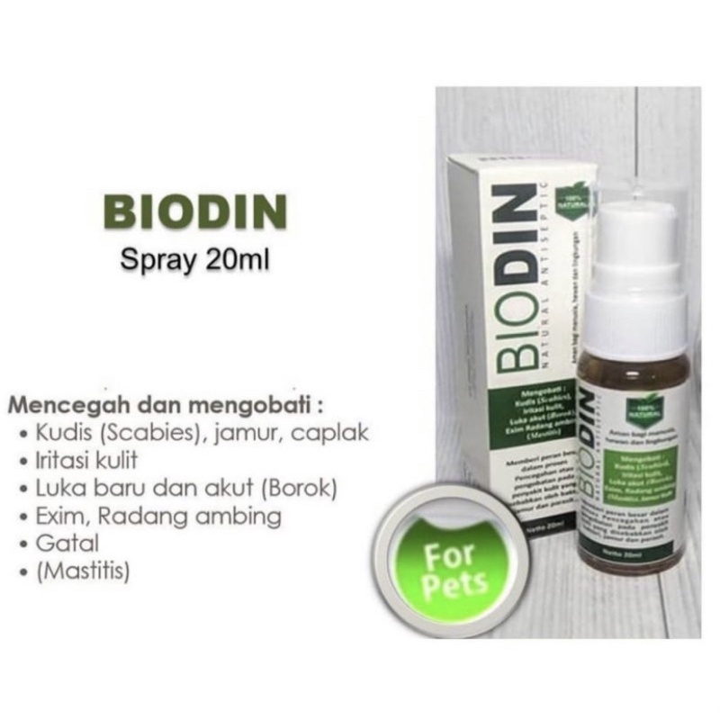 Biodin Spray Herbal Medicine Mushroom Scabies Demodex Natural