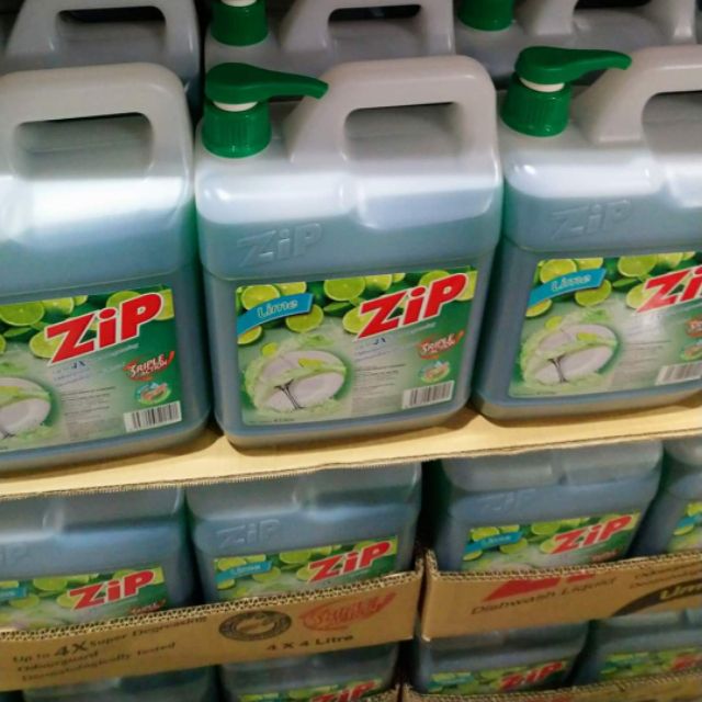Zip Dishwashing Liquid Lime 4L Shopee Philippines