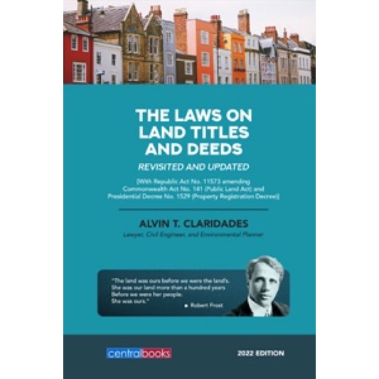 The Laws on Land Titles and Deeds Revisited and Updated (2022