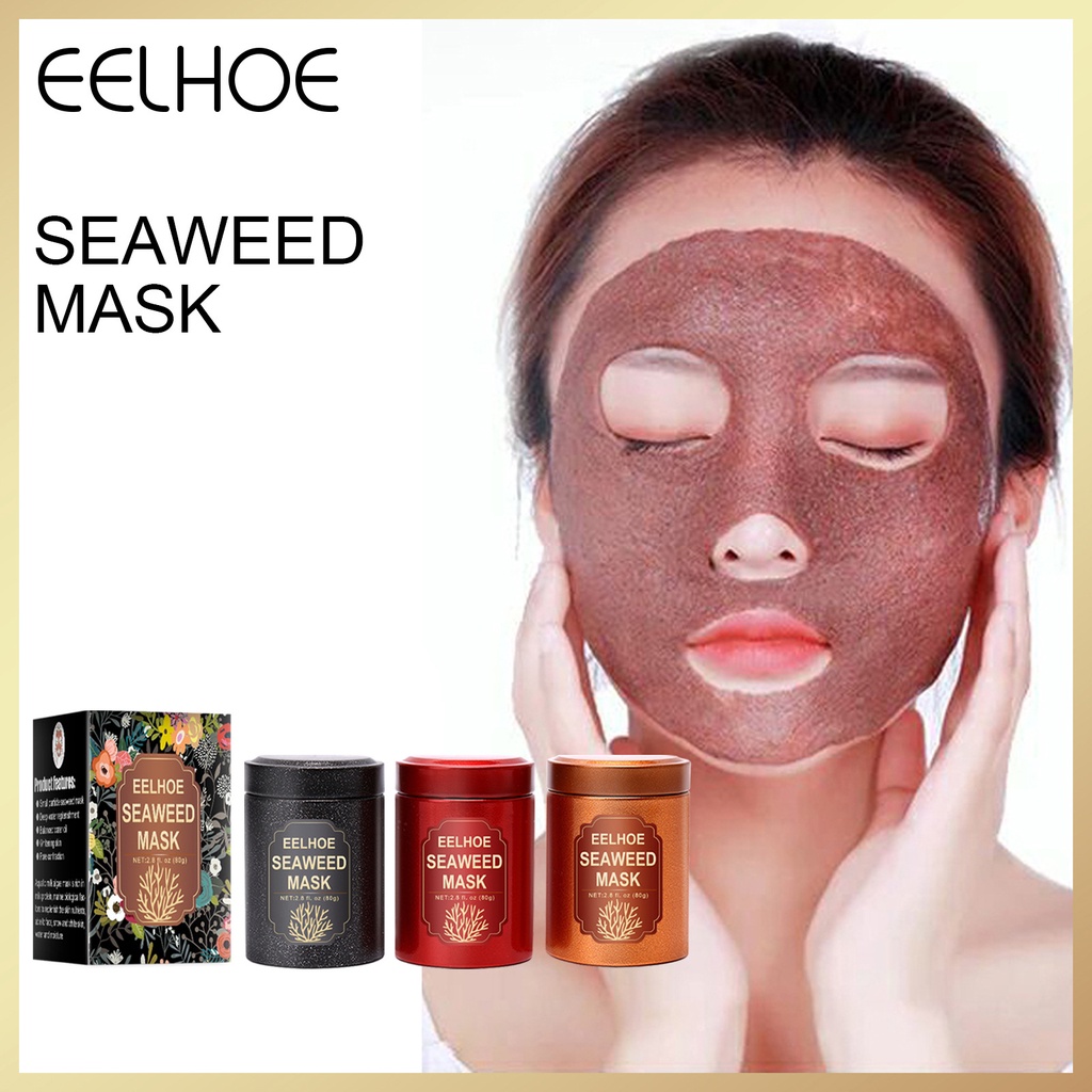 EELHOE Natural Seaweed Mask Skin Care Seaweed Face Body Masque Moisturizing Hydrating Shrink