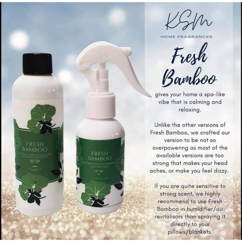 KSM BAMBOO ROOM SPRAY & DIFFUSER 200ML Shopee Philippines