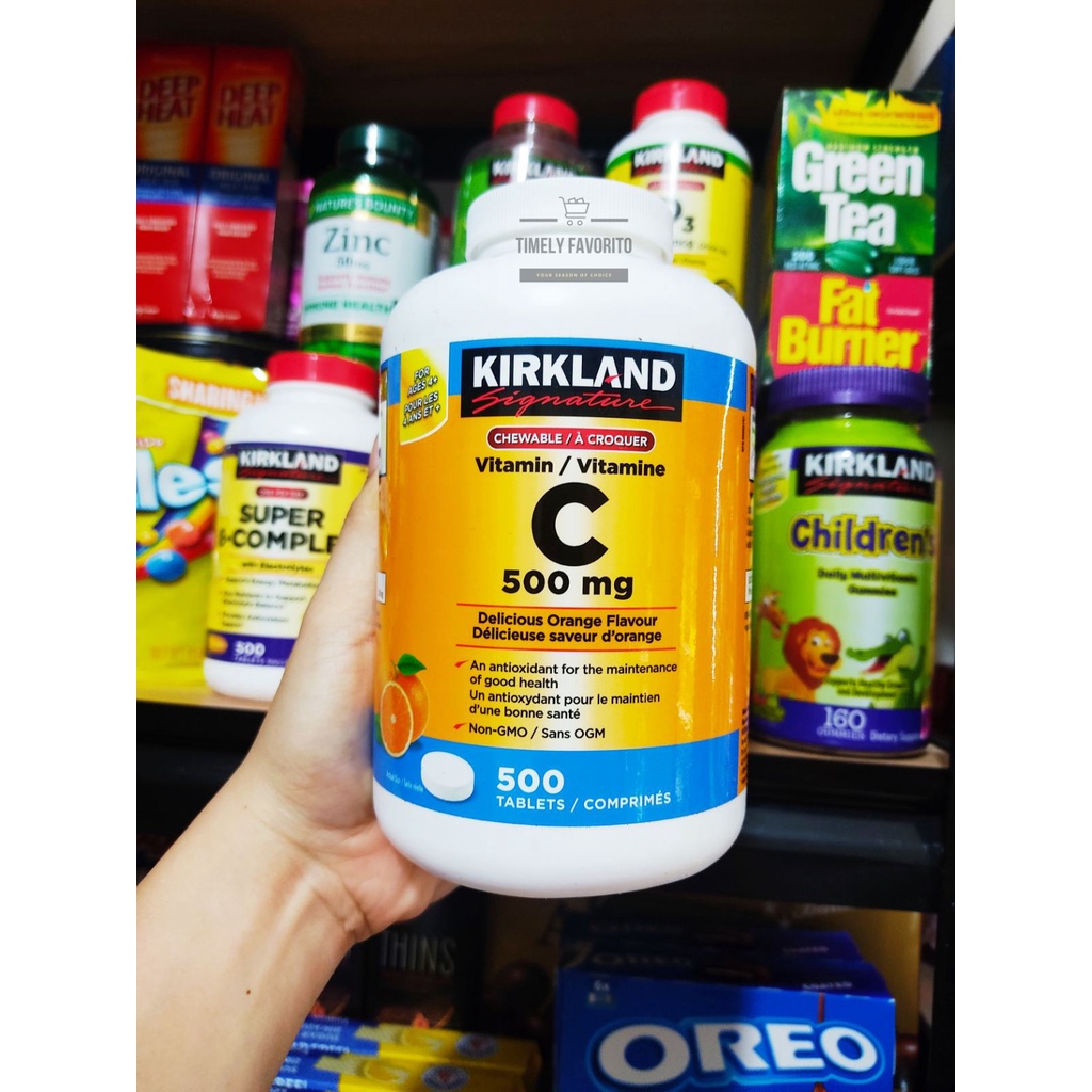 Kirkland Signature Chewable Vitamin C 500 mg Shopee Philippines