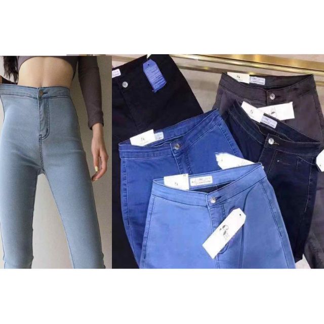6 colors joni jeans high waist denim maong jeans skinny pants jeans