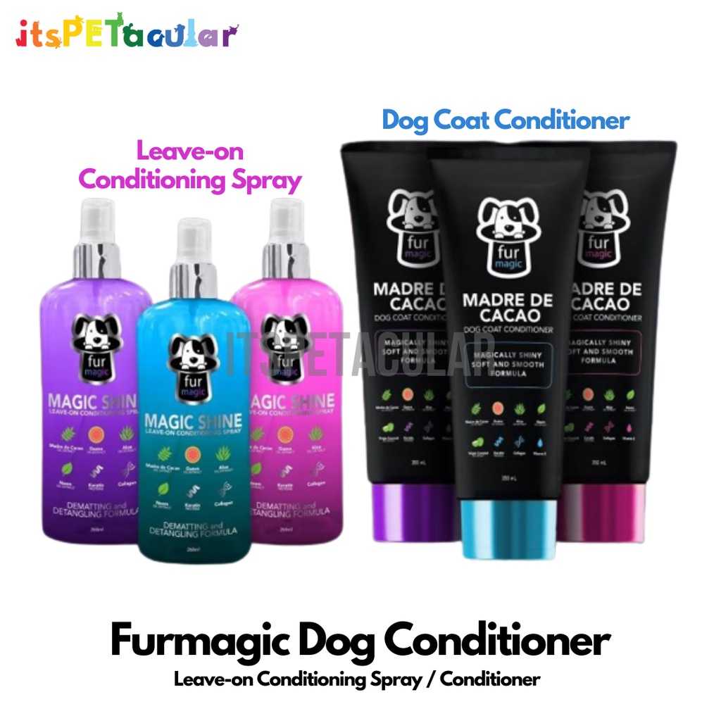 Furmagic Magic Shine Leaveon Conditioning Spray / Madre De Cacao Dog
