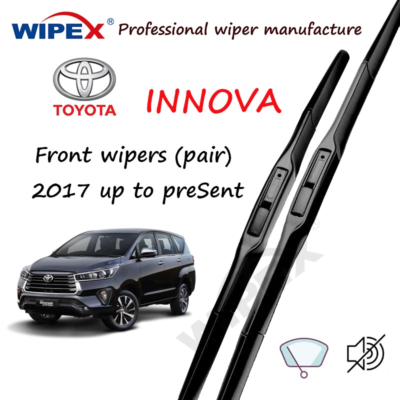 Hybrid Toyota INNOVA Wiper Blade 16+26 Set/Pair Front JAPAN Quality for 20172021 year Model