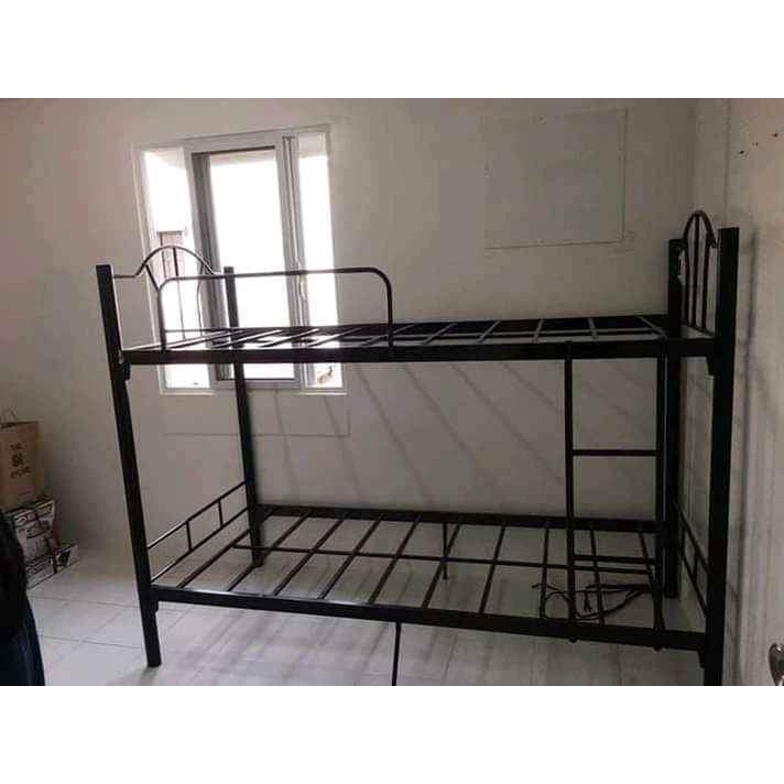 double deck beds with and without mattress (standard single size