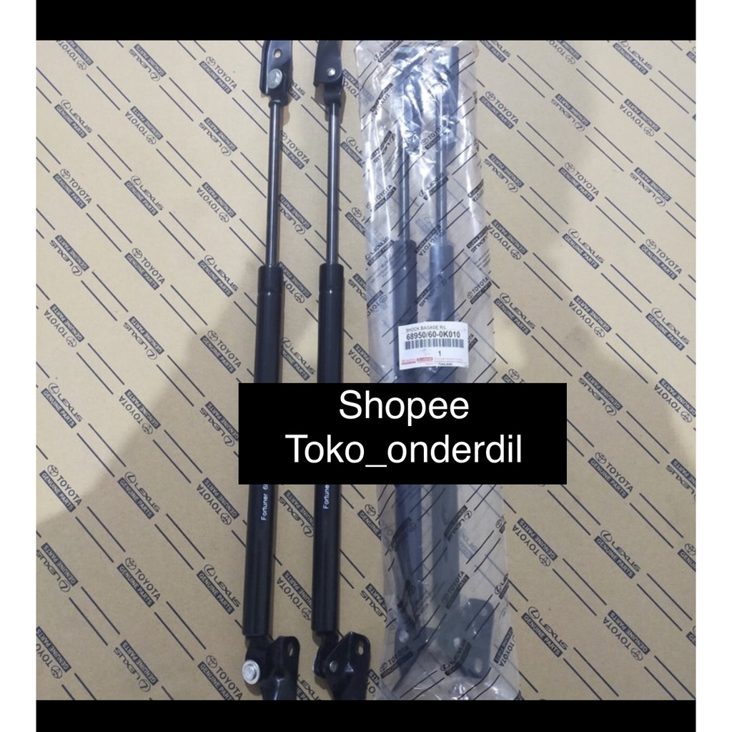 1 Pair Rear Luggage Shock Absorber 68950/600K010 Toyota Fortuner 2003