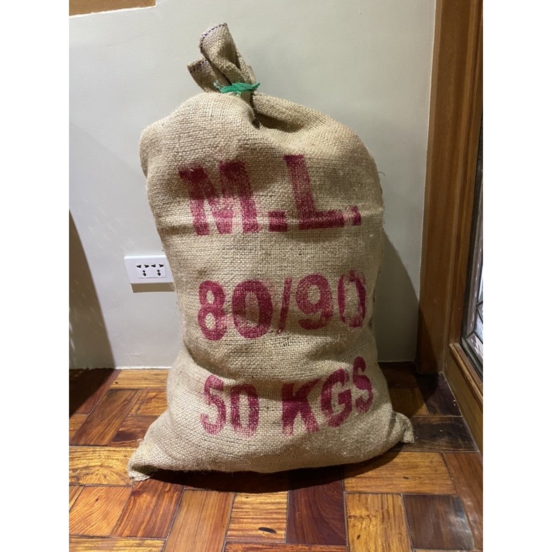 JUTE BURLAP SACK 50kg capacity Shopee Philippines