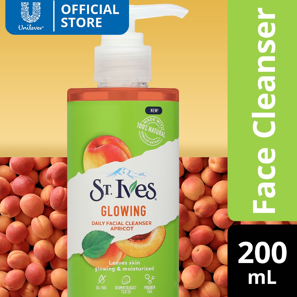 St. Ives Glowing Daily Facial Cleanser Apricot 200ml Shopee Philippines