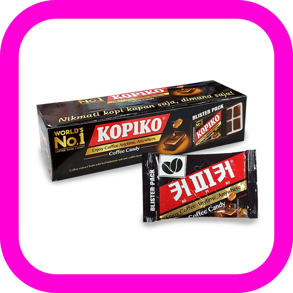 Kopiko Coffee Candy Blister Pack (8pcs) 𝐟𝐞𝐚𝐭𝐮𝐫𝐞𝐝 𝐢𝐧 𝐊𝐨𝐫𝐞𝐚𝐧 𝐃𝐫𝐚𝐦𝐚