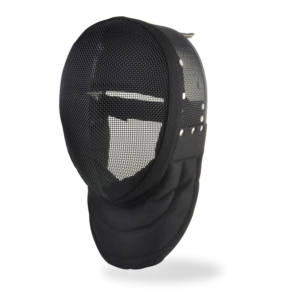 fencing gears, fencing master mask with detachable lining, full black