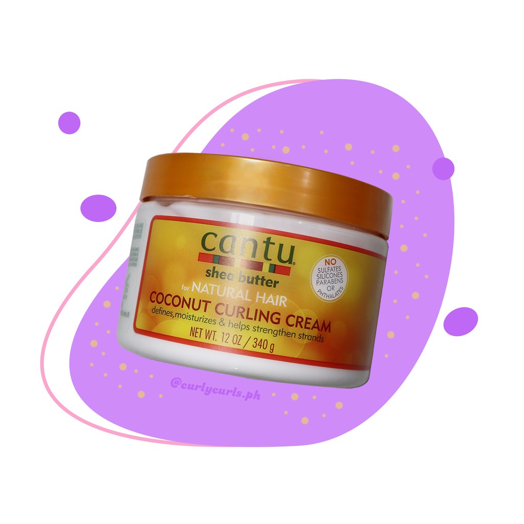 Cantu Shea Butter for Natural Hair Coconut Curling Cream 12 fl oz / 340