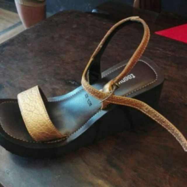 Authentic Marikina Leather Platform Shoes Shopee Philippines