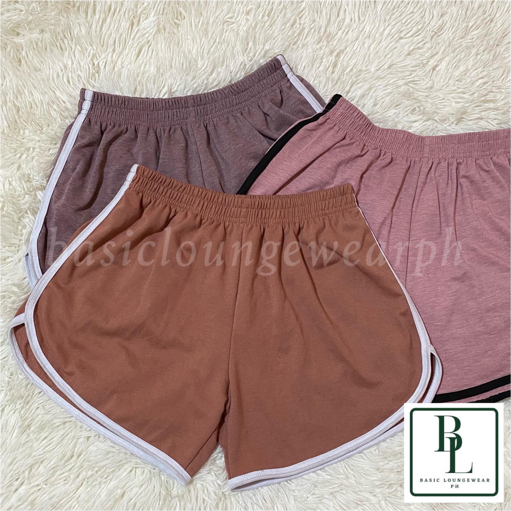 PLUS SIZE Basic Loungewear Cotton Dolphin Shorts Fit from L3XL (up