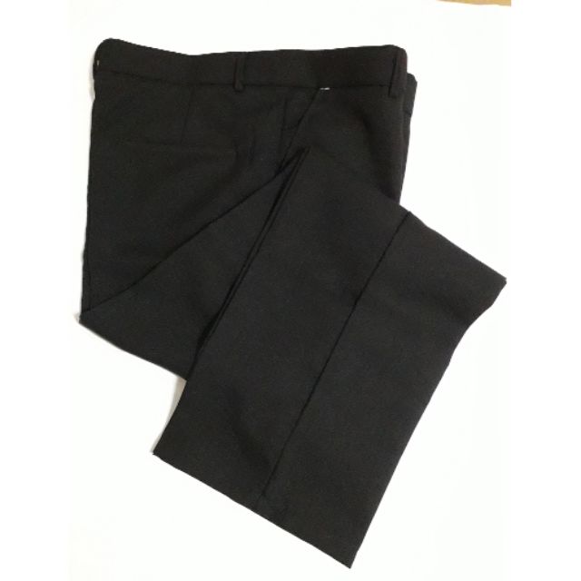 Men's Long Black Slacks Shopee Philippines
