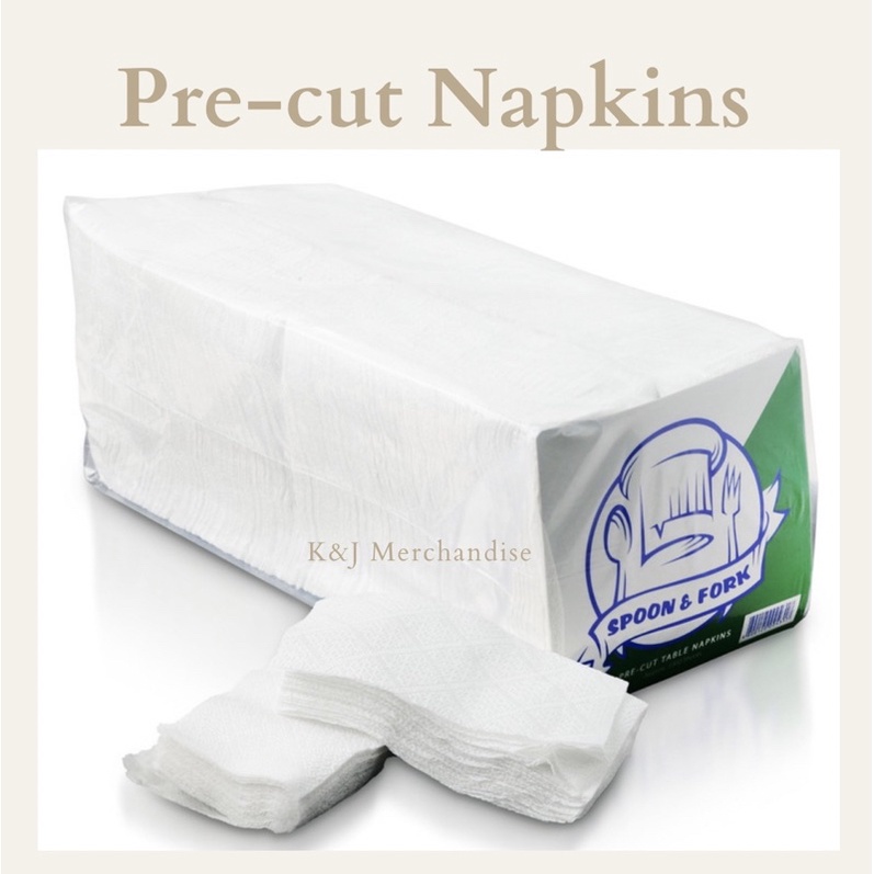Pre cut Table Napkins 1000 sheets (5’s pack) Shopee Philippines