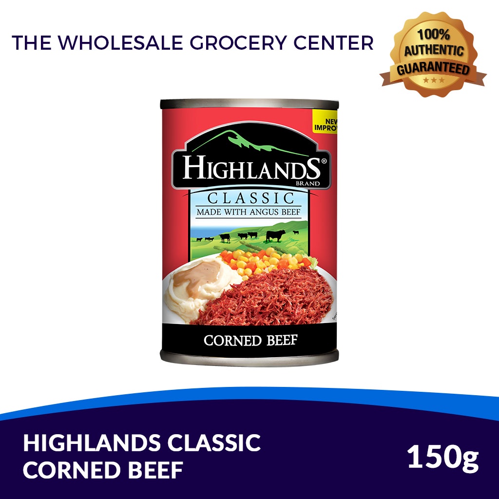 WSC CDO Highlands Corned Beef Classic 150g 180g 260g Shopee Philippines