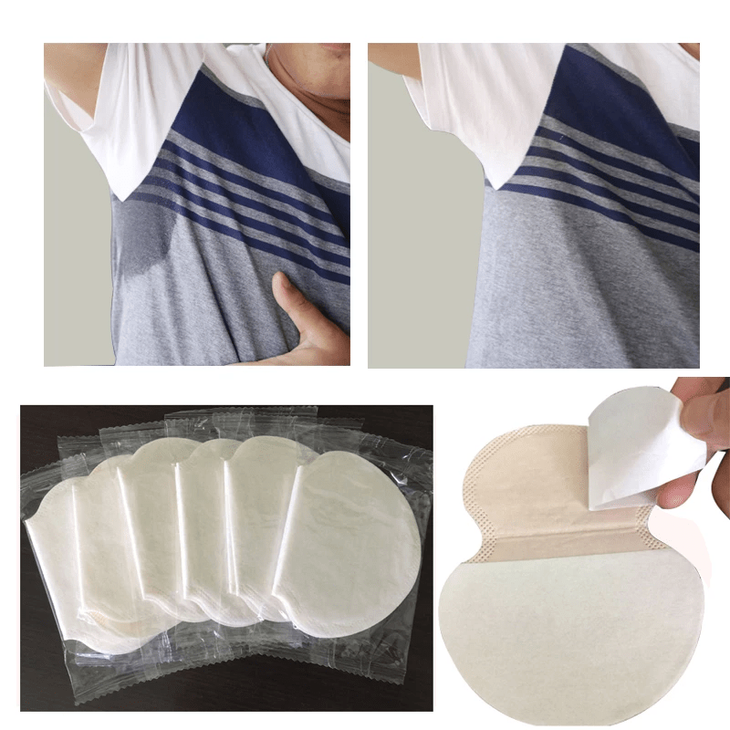 Underarm antiperspirant patch selfabsorbent disposable antiperspirant