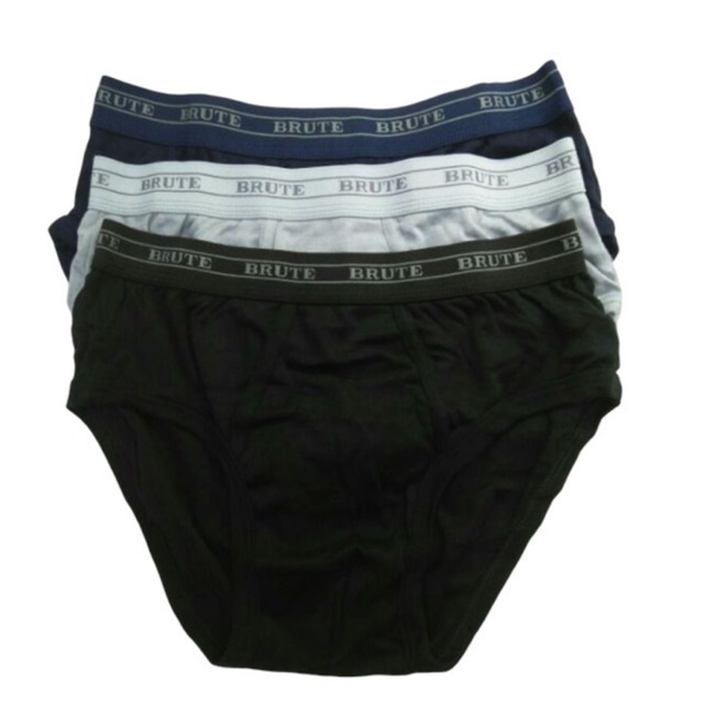 Brute mens Underwear (3pcs in 1 pack) Shopee Philippines