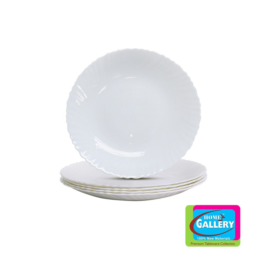 Home Gallery Opal Glass Dinner Plate 6pcs 9.5" Shopee Philippines