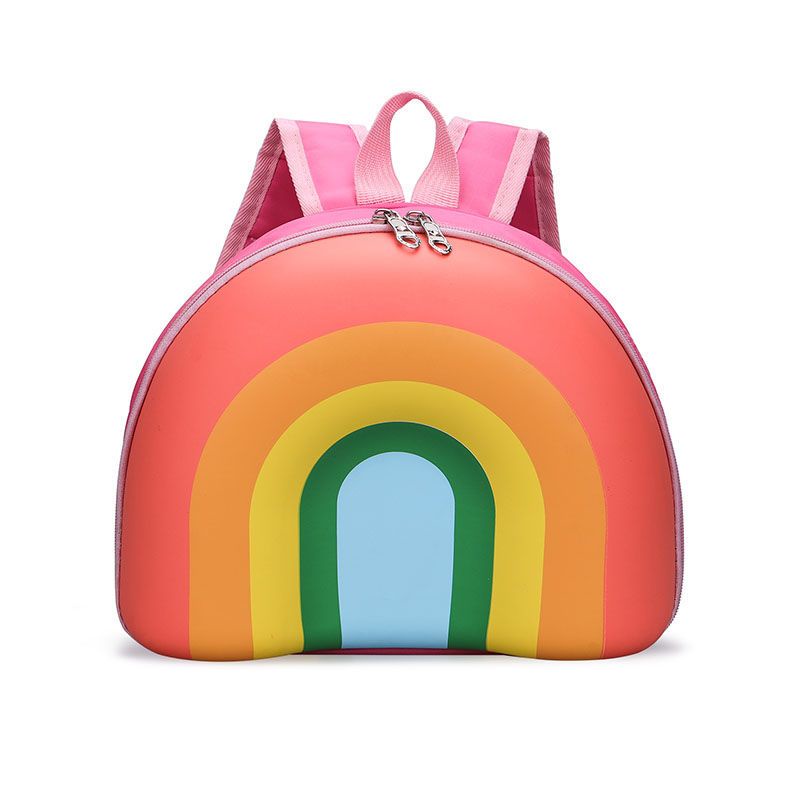 School backpack for kids cartoon cute rainbow school bag for kids girl