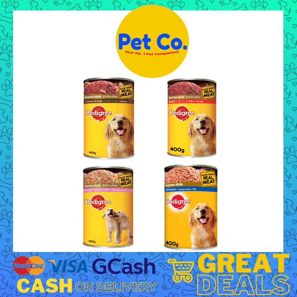 Pedigree Can Dog and Puppy Wet Dog Food 400g Shopee Philippines