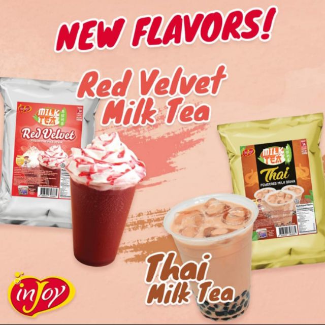 inJoy MILK TEA RED VELVET 500GMS Shopee Philippines