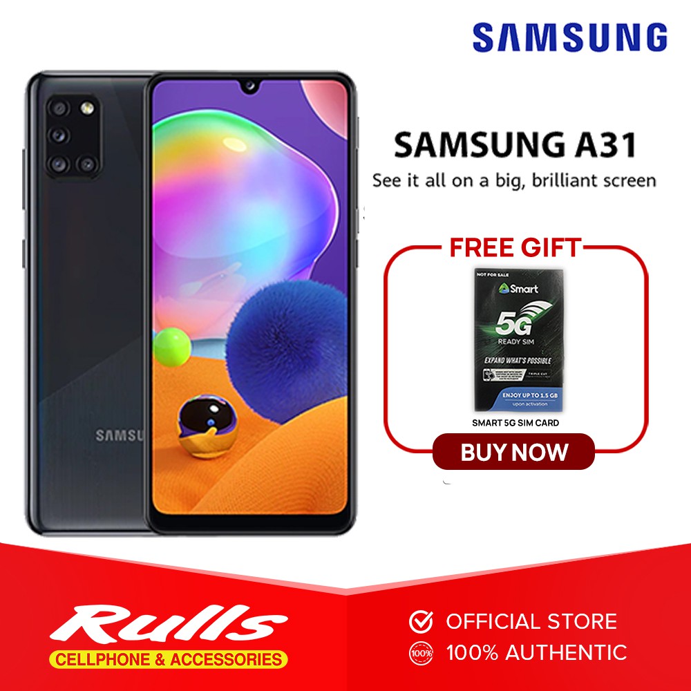 SAMSUNG A31 6GB RAM + 128GB ROM Shopee Philippines