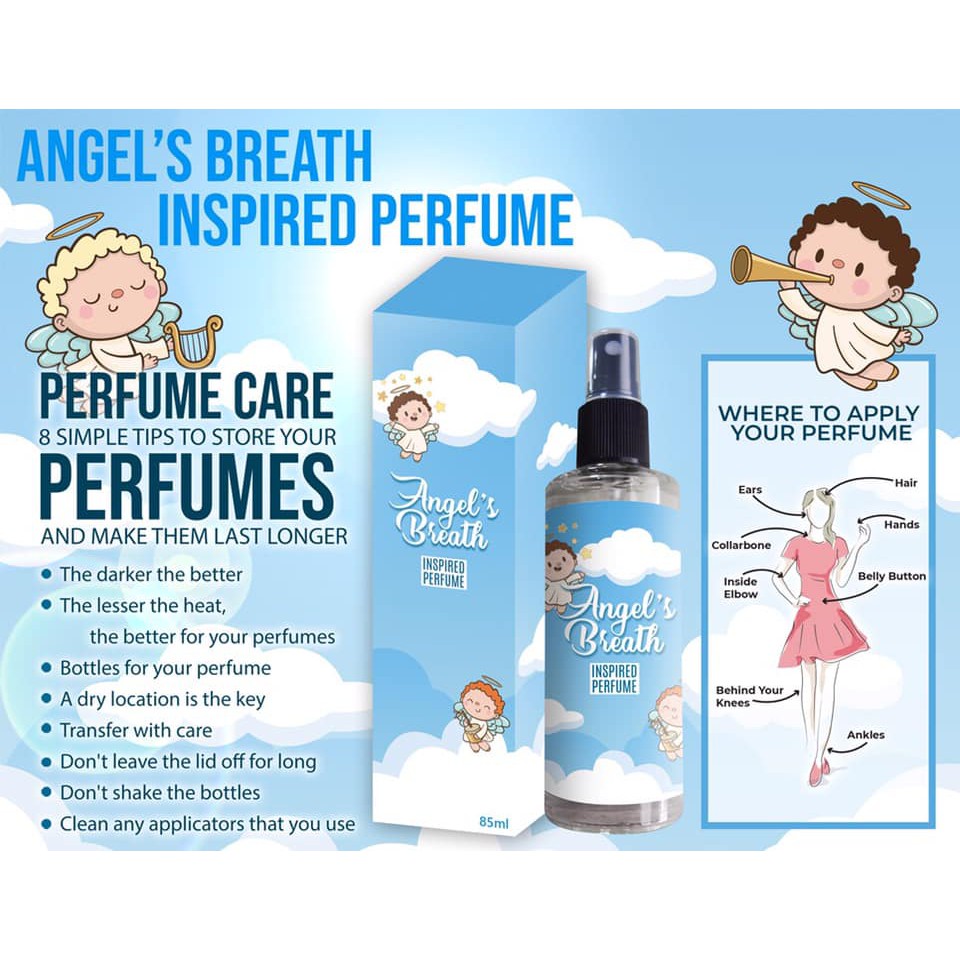 Angel's Breath with Box 85ml bottle oilbase perfume INSPIRED SCENT