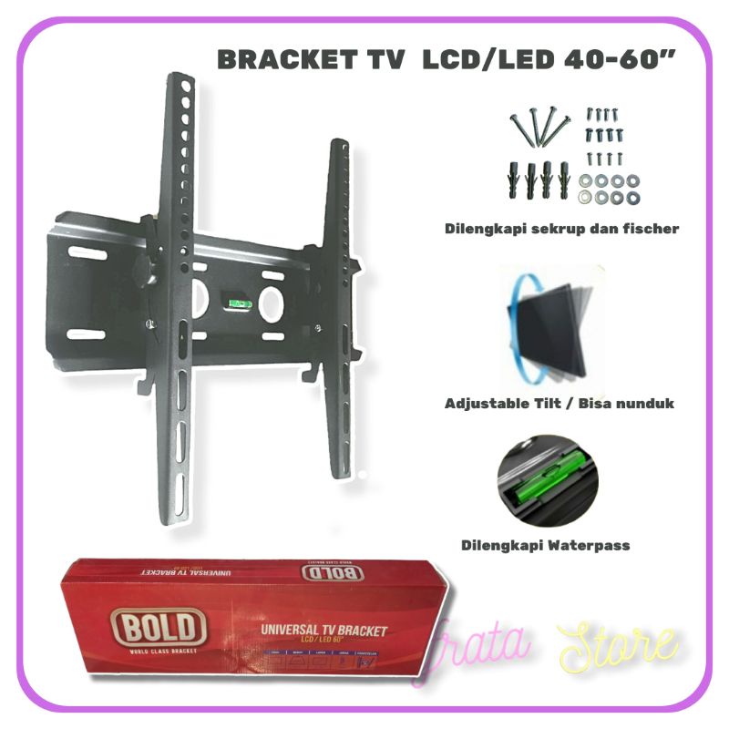 Bold 4060 inch LED LCD TV Brackets Wall Mount Brackets Universal Wall