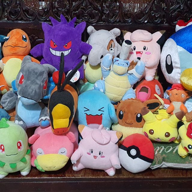 Pokemon Plush Toys (Assorted Pokemon Characters) / Set A Shopee