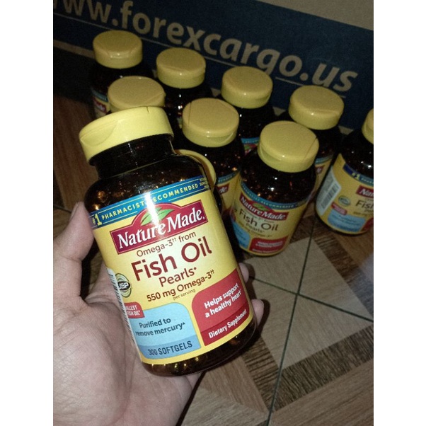 Nature Made Fish Oil Pearls 550mg omega 3 300pearls Shopee Philippines