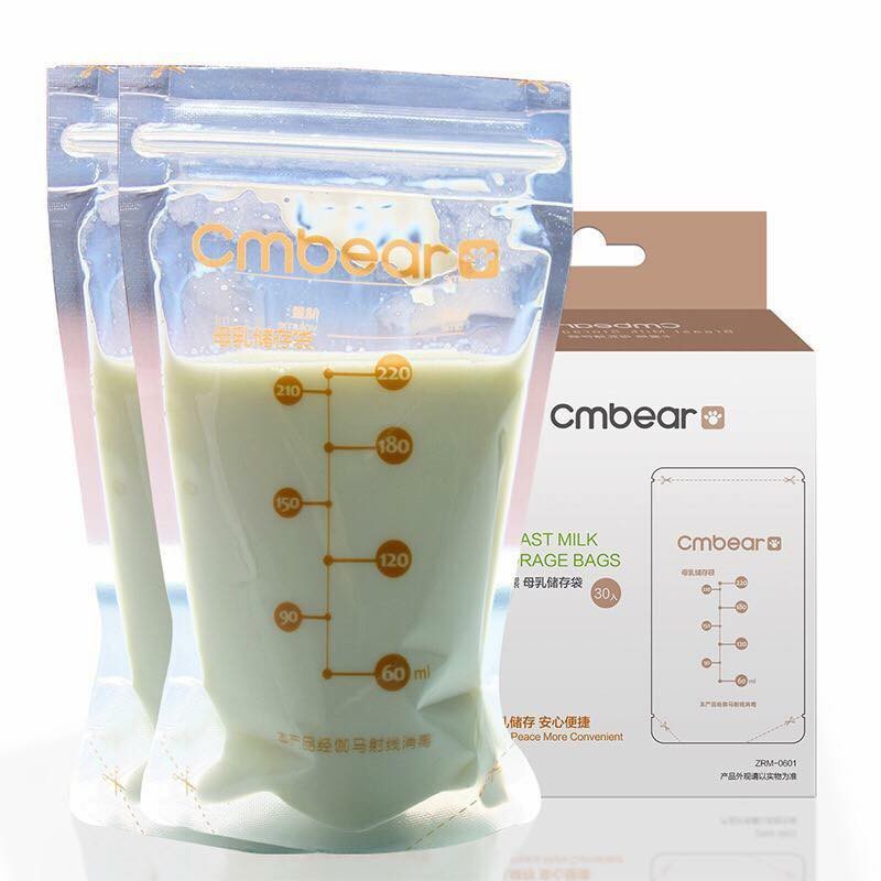 PANALO BABY 220ml Cmbear Breast Milk Storage Bag 30 pcs/pack