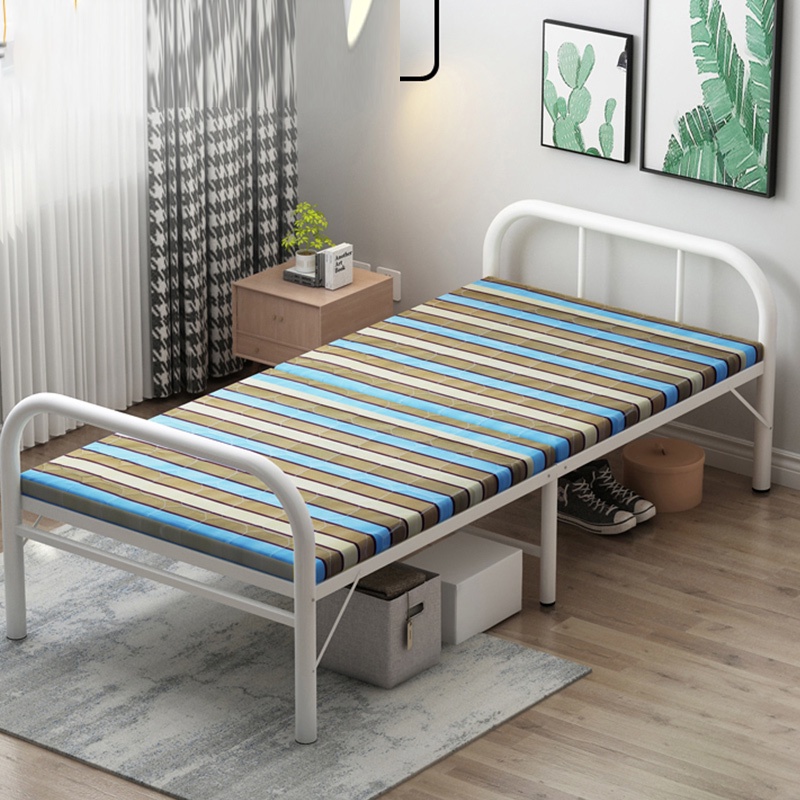 Foldable Bed Save Space For Dormitory Rooms Folding Bed Shopee