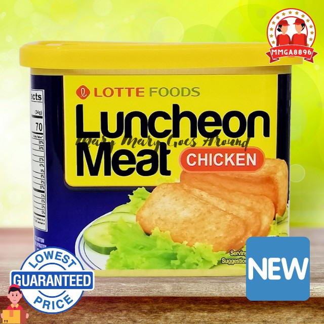 LOTTE CHICKEN LUNCHEON MEAT 340g [ LOTTE SPAM, LOTTE KOREAN LUNCHEON