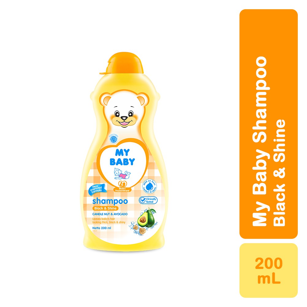 My Baby Shampoo Black & Shine 200ml Shopee Philippines