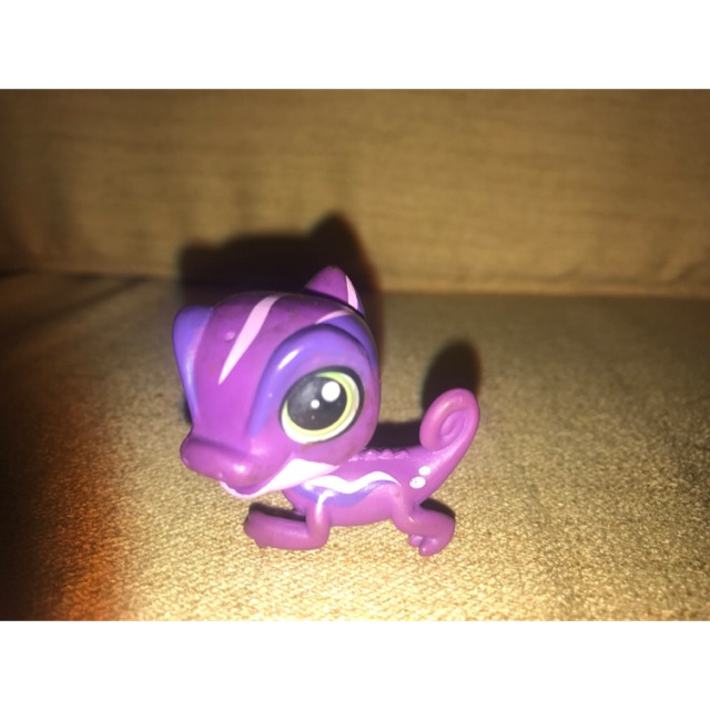 Littlest Pet Shop LPS Purple Violet Lizard Collectible Toy Shopee