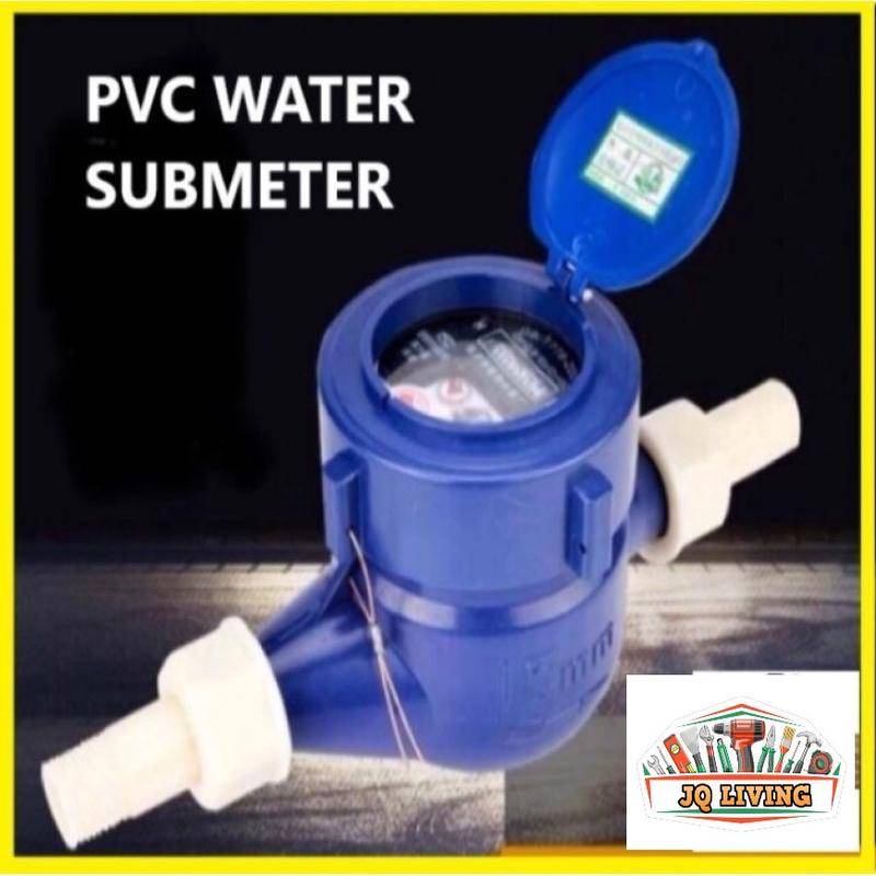 Water Meter PVC Water Submeter Best Water Submeter 1/2" For Apartment