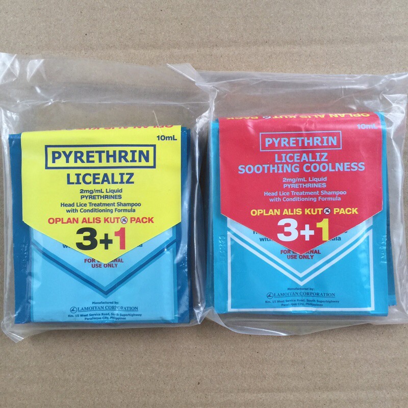 Pyrethrin Licealiz 10mL Oplan Alis Kuto Pack, 4pcs Shopee Philippines
