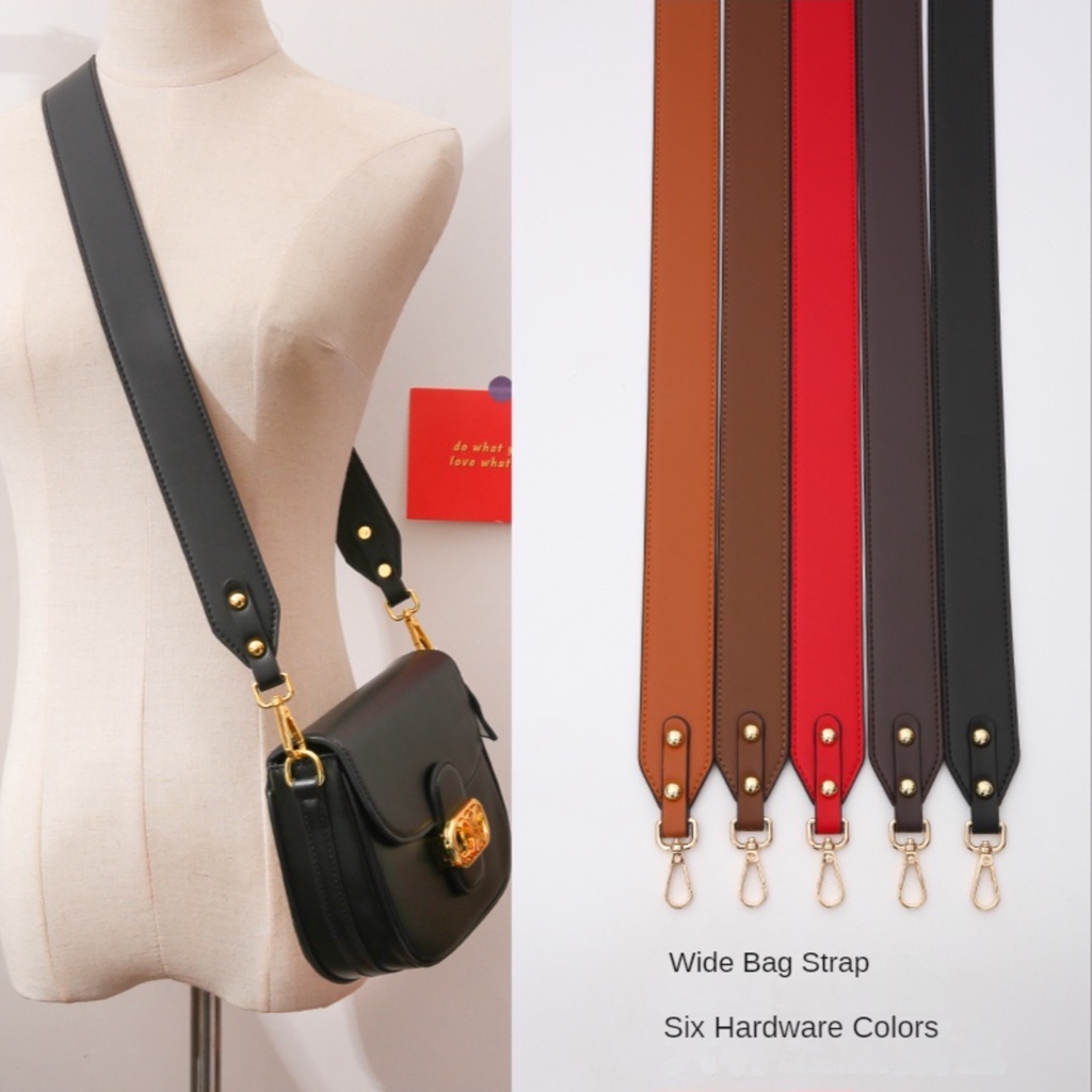 Bags Strap Leather Replacement Belt Detachable Crossbody Sling Handbag
